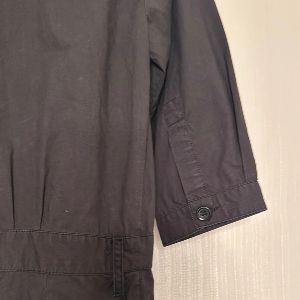 ba&sh • Kalista Black Jumpsuit Coveralls Romper • Dark Grey Faded Black • XS / 0 - Picture 13 of 16